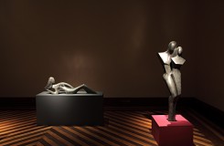 Lella Castello Branco - Reclining Woman and Sybiosis
