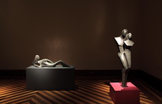 Lella Castello Branco - Reclining Woman and Sybiosis
