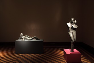 Lella Castello Branco - Reclining Woman and Sybiosis
